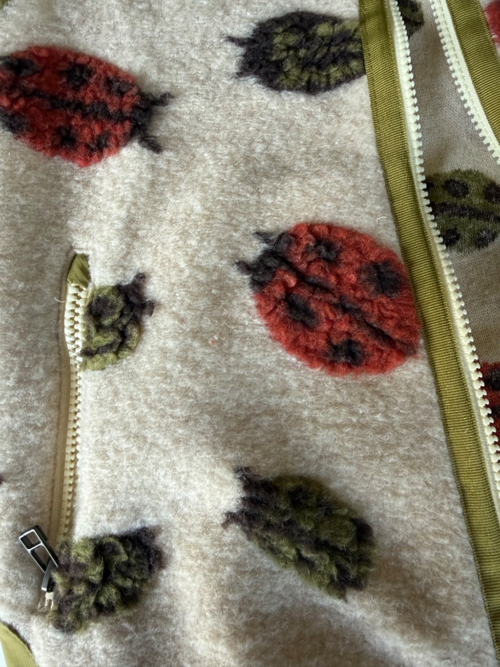 WOMENS SESPE SHERPA VEST XS toad&Co. ladybug - Picture 2 of 4